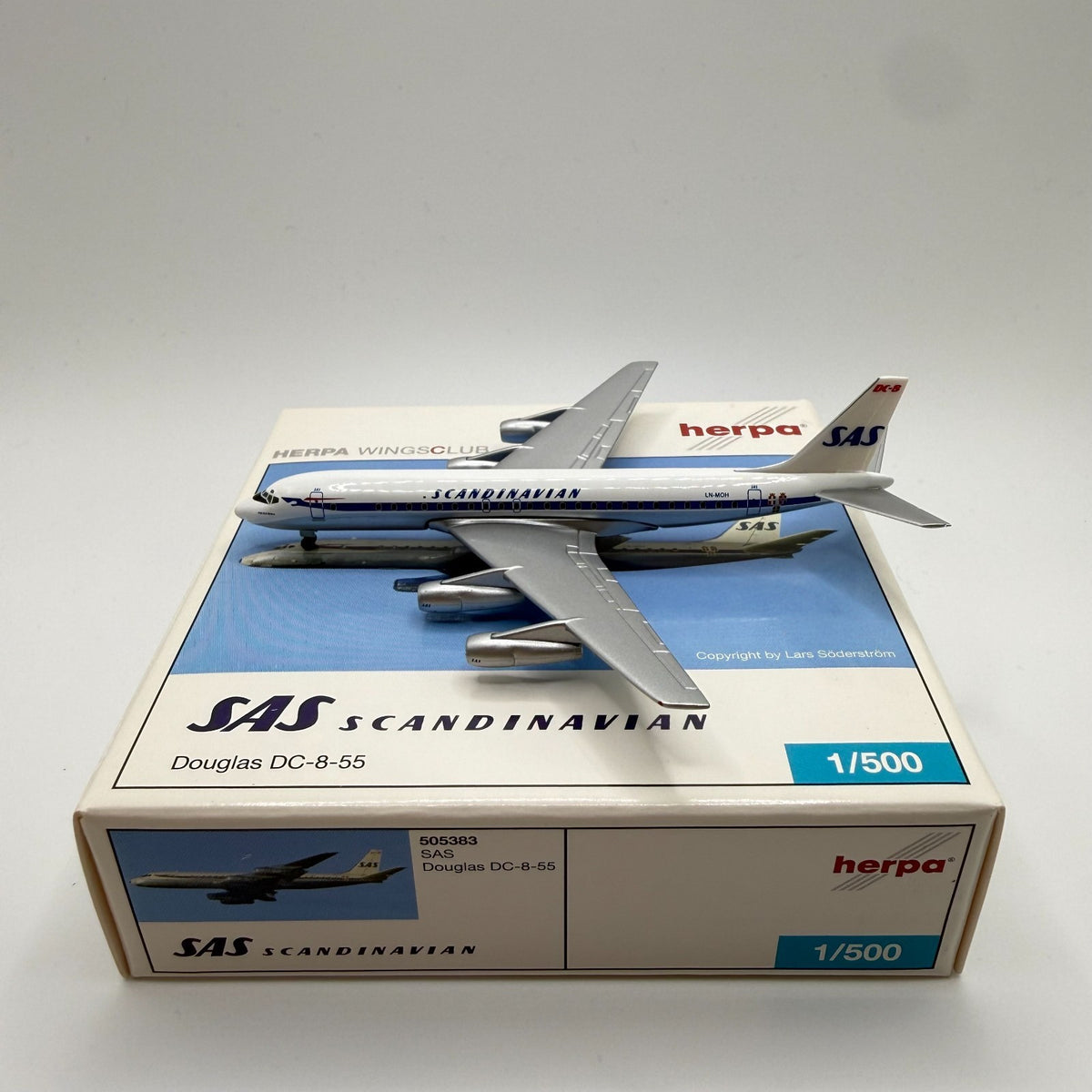 Herpa Wings 1:500 SAS DC-8
