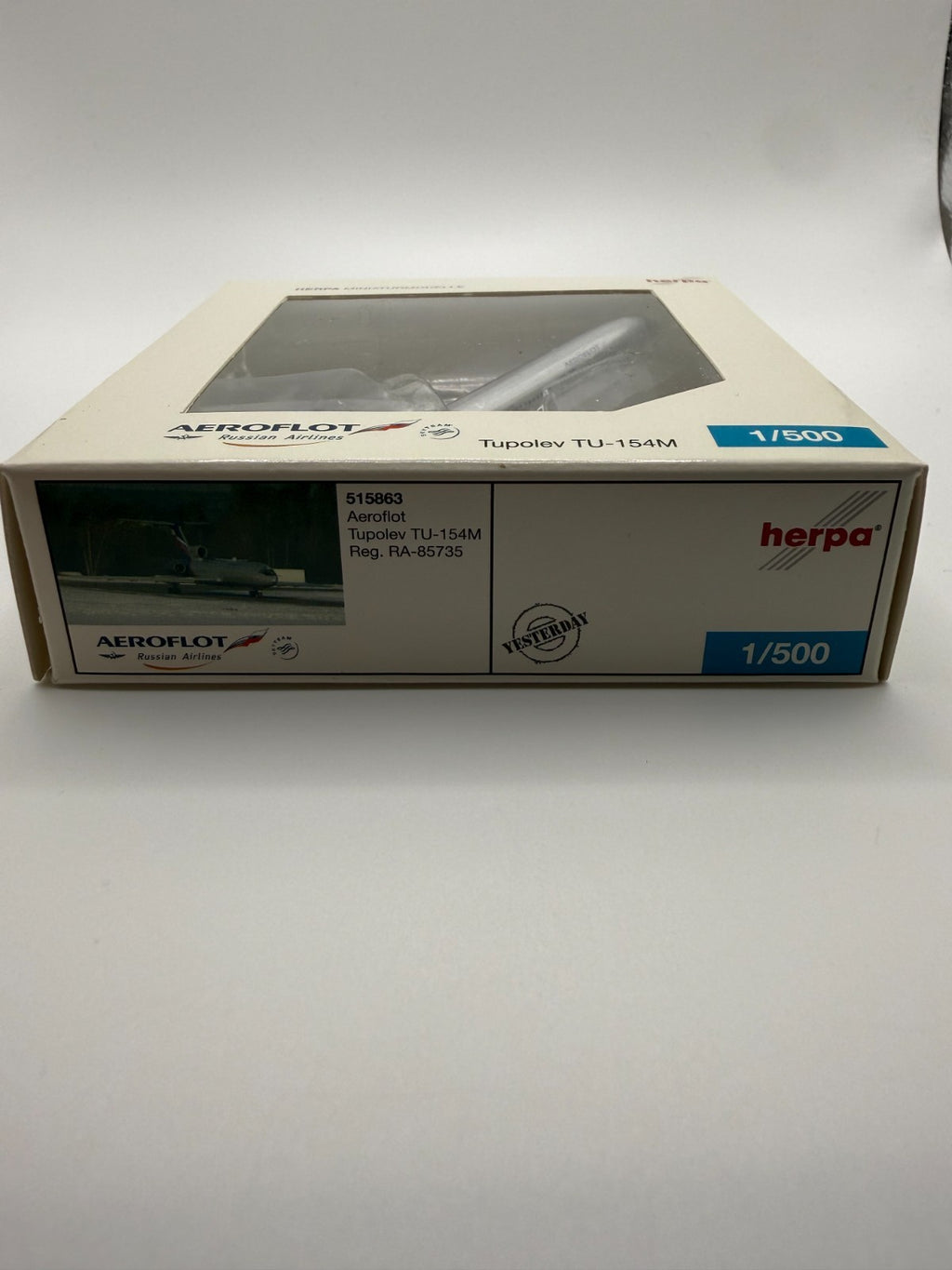 Herpa Wings 1:500 Aeroflot Tu-154M