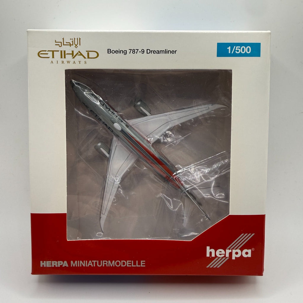 Herpa Wings 1:500 Etihad Airways 787-9 Formula One F1