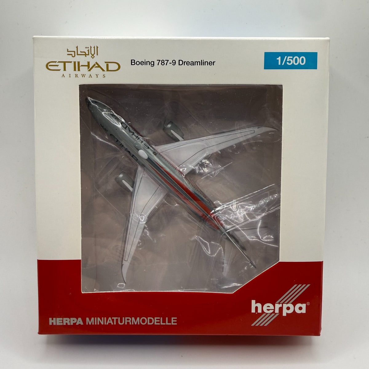 Herpa Wings 1:500 Etihad Airways 787-9 Formula One F1