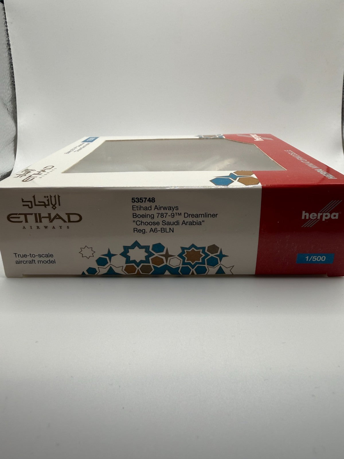 Herpa Wings 1:500 Etihad Airways 787-9 Choose Saudi Arabia