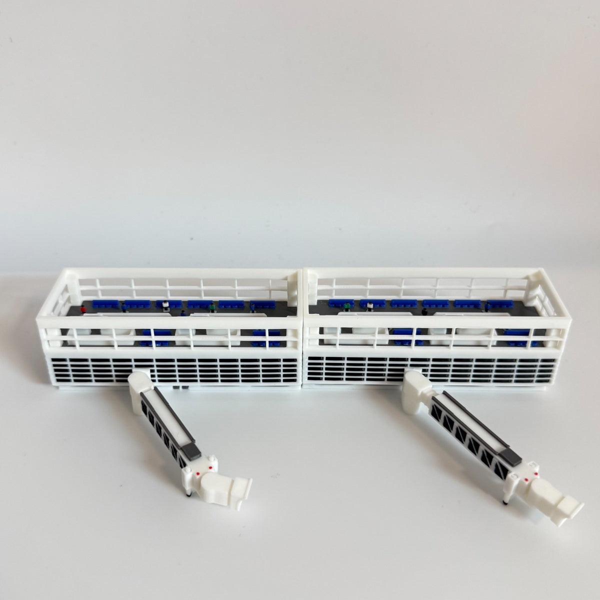 für Herpa Wings 1:500 / 1:400 Terminal Set V2 Flughafen Airport + Jet bridges