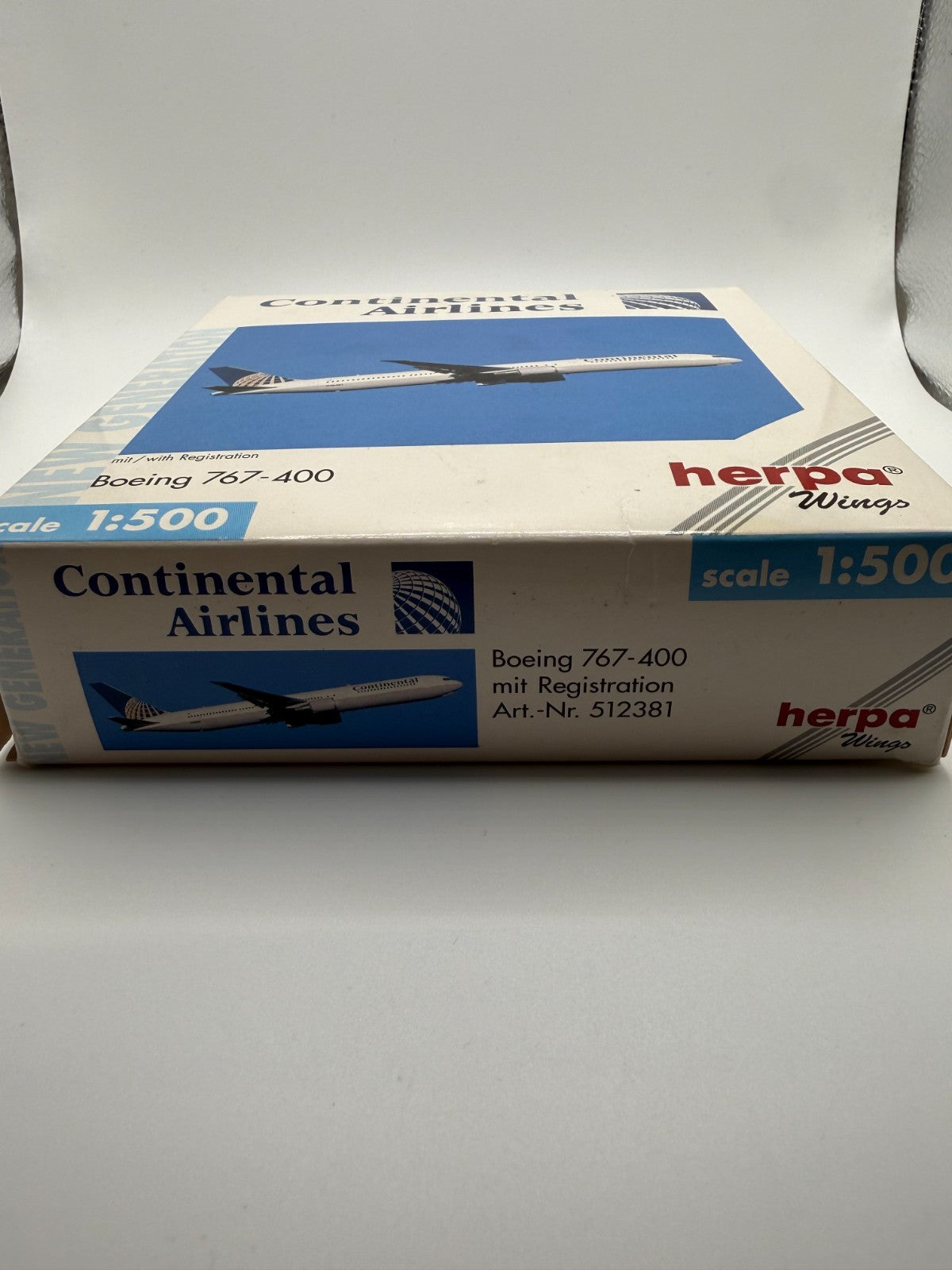 Herpa Wings 1:500 Continental Airlines 767-400