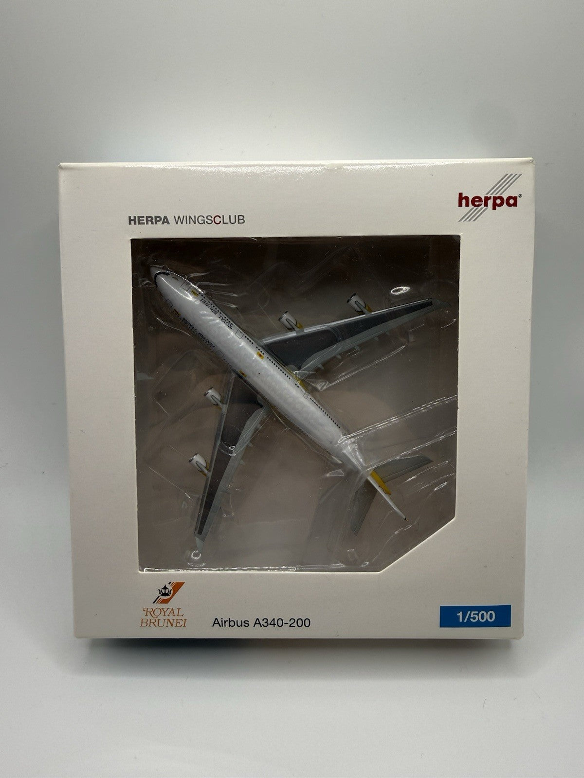 Herpa Wings 1:500 Royal Brunei A340-200