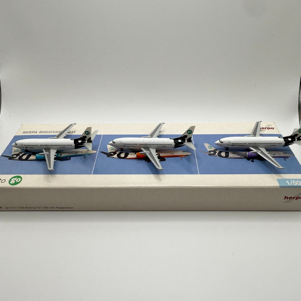 Herpa Wings 1:500 3 to Go Set