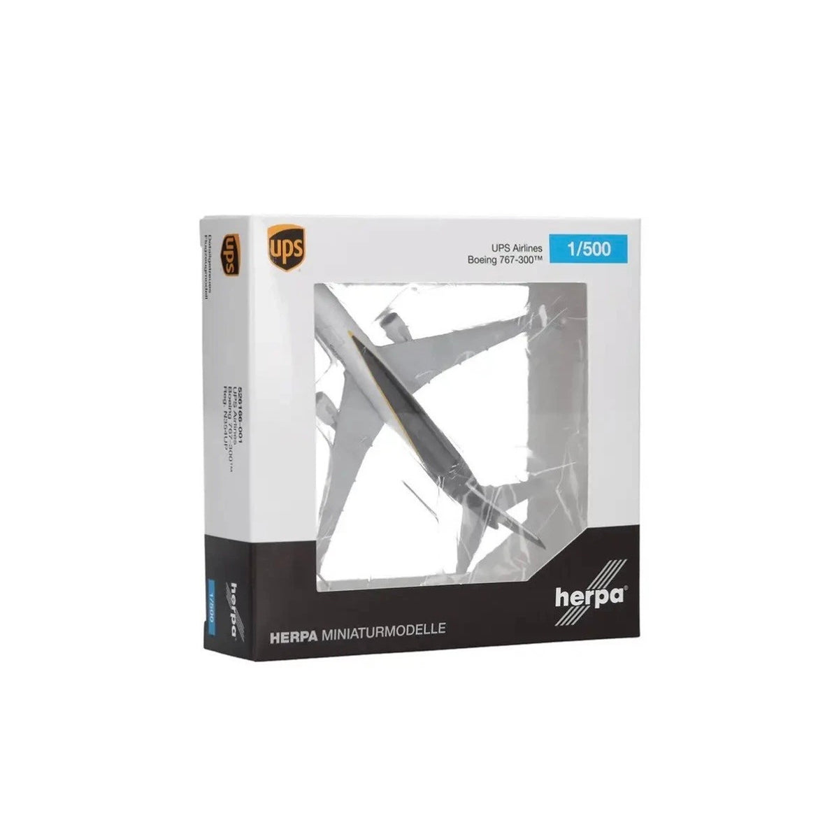 Herpa 1:500 UPS Airlines Boeing 767-300F N354UP 526166-001