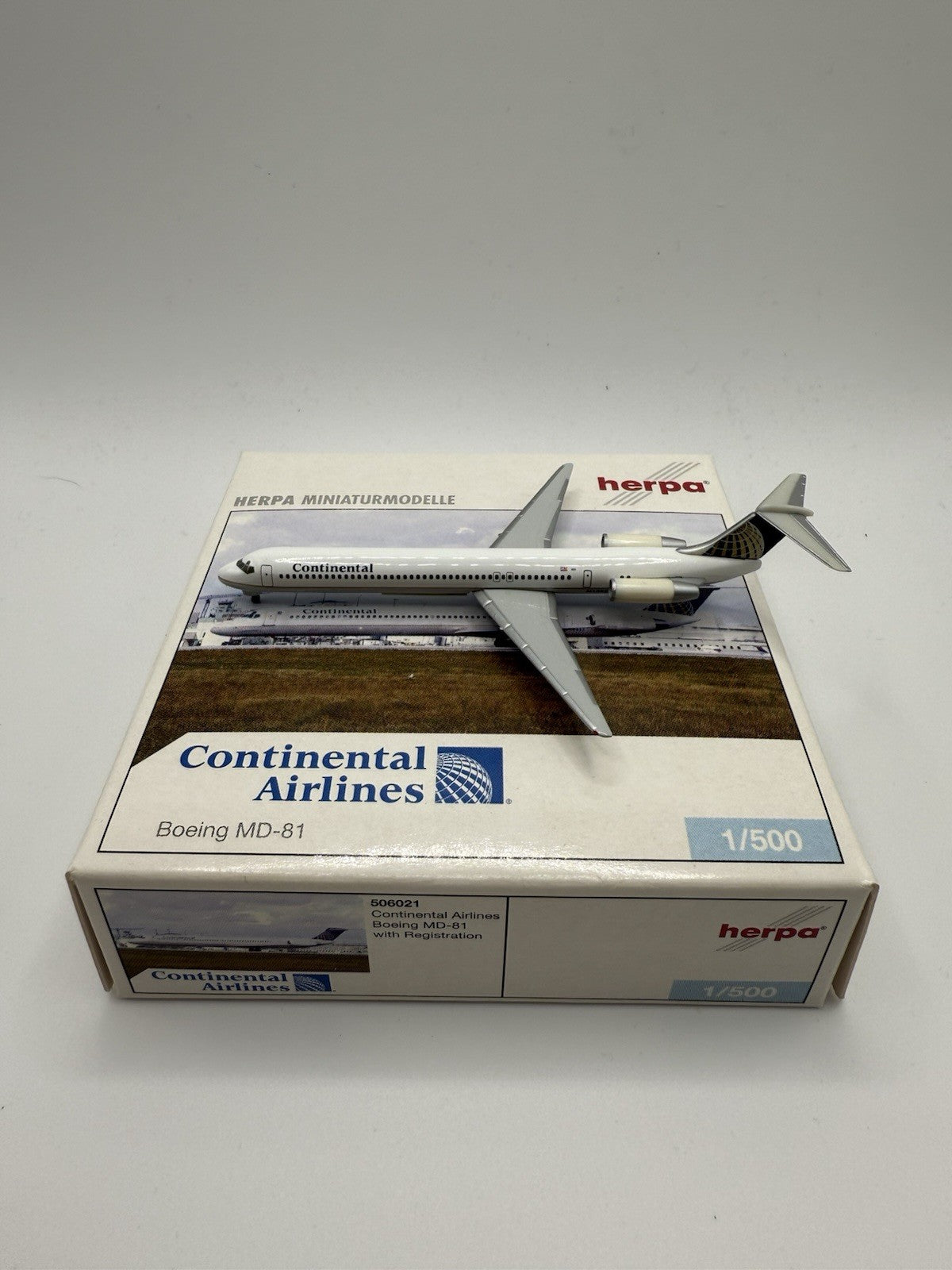 Herpa Wings 1:500 Continental Airlines MD-81