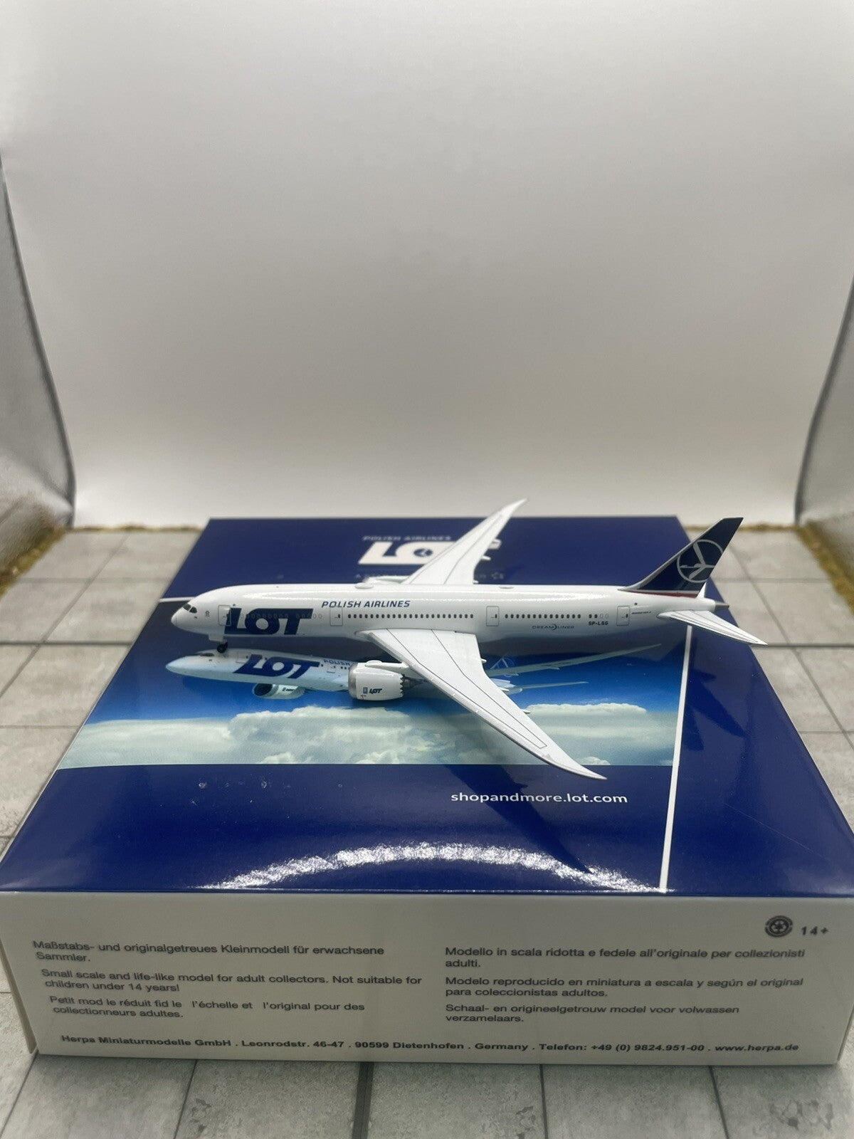 Herpa Wings 1:500 LOT Polish Airlines 787-9