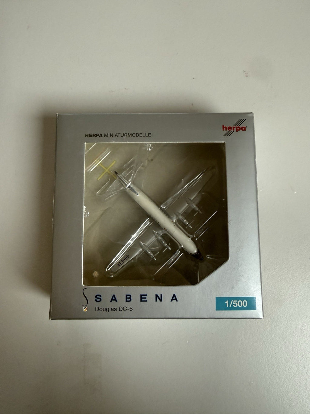 Herpa Wings 1:500 Sabena DC-6