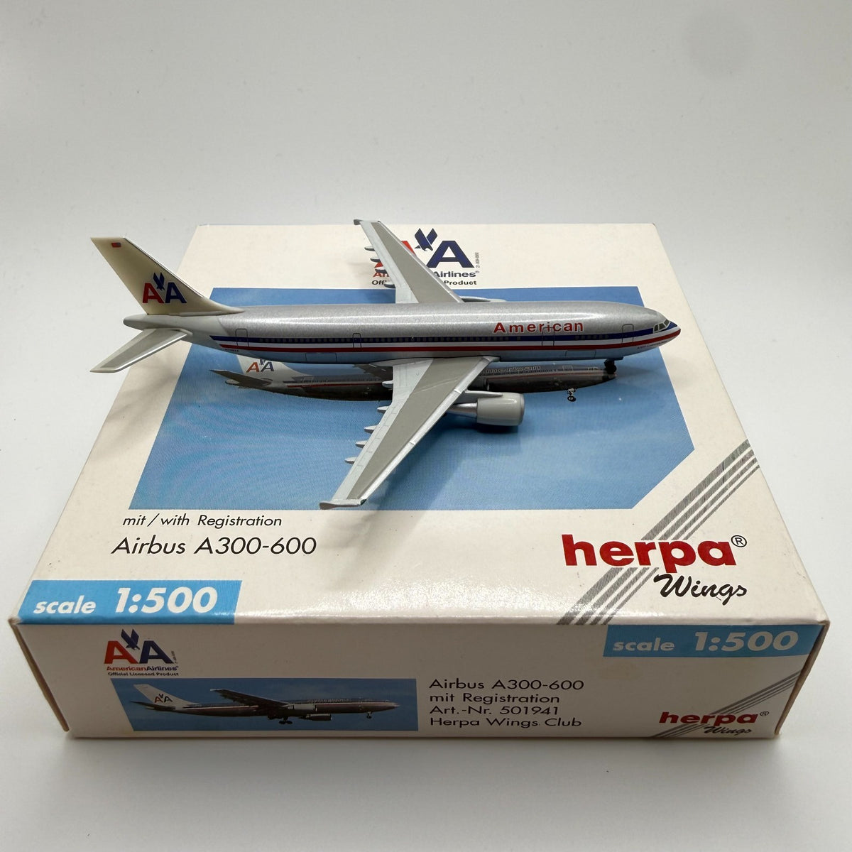 Herpa Wings 1:500 American Airlines A300-600