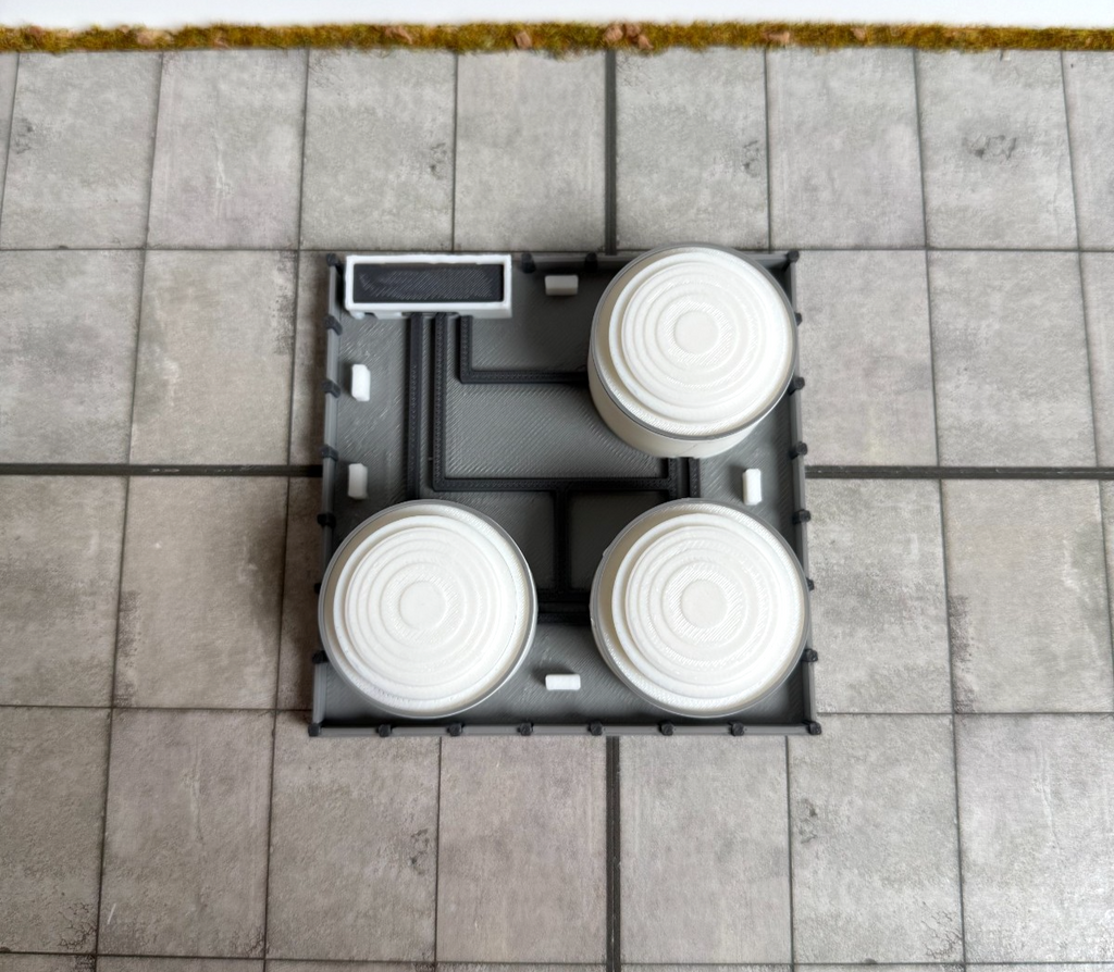 für Herpa Wings 1:500 / 1:400 Kerosintank Fuel tank / Airport Accessoires GSE