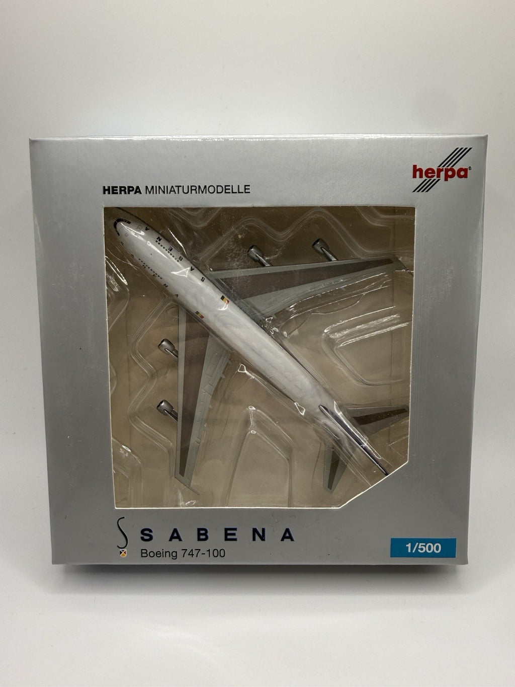 Herpa Wings 1:500 Sabena 747-100