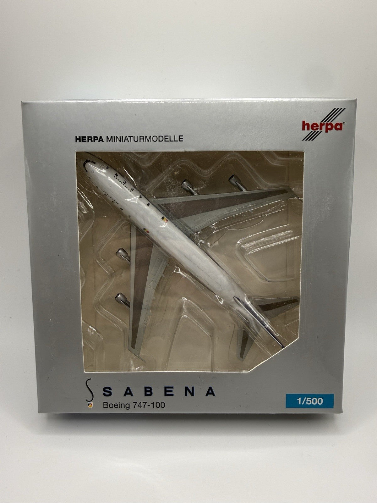 Herpa Wings 1:500 Sabena 747-100