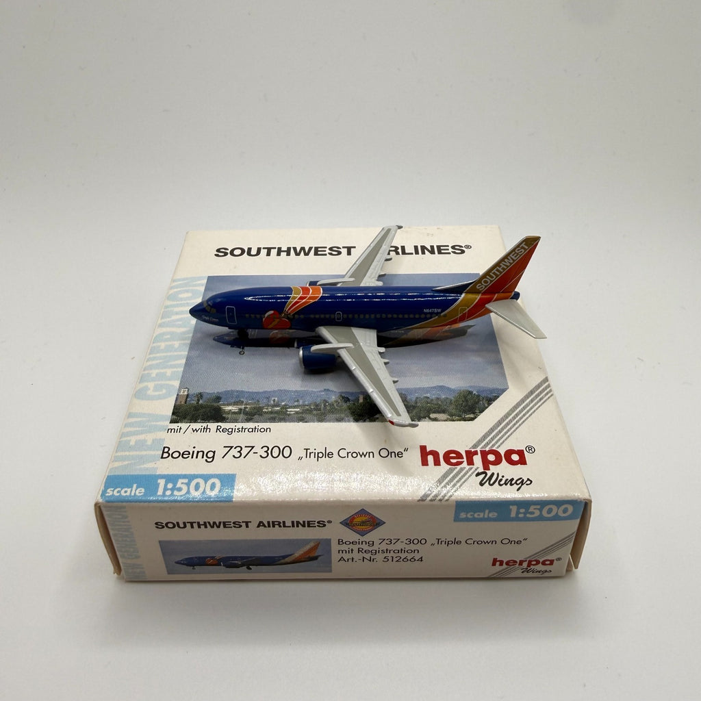 Herpa Wings 1:500 Southwest Airlines 737-300 Triple Crown One