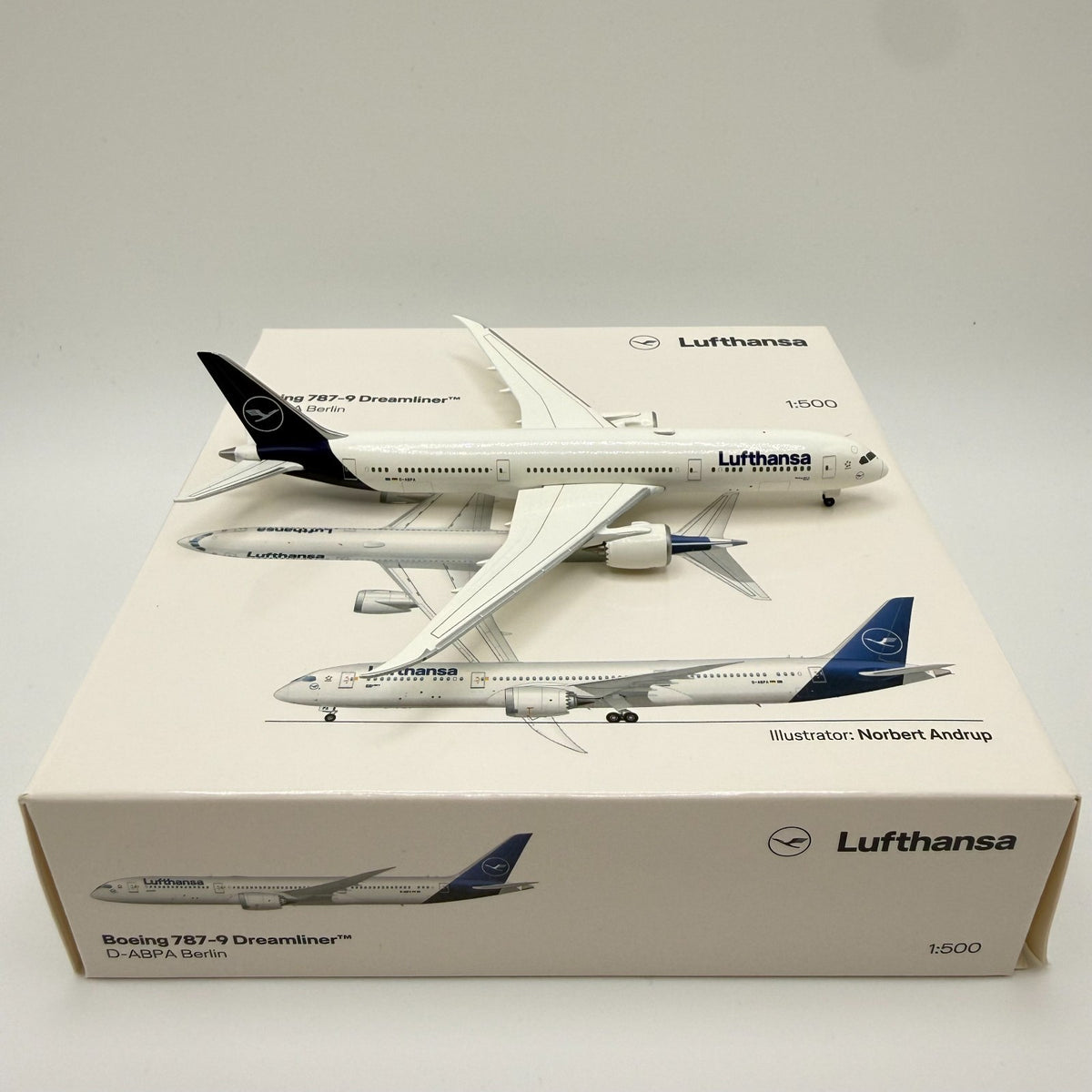 Herpa Wings 1:500 Lufthansa 787-9 D-ABPA Berlin
