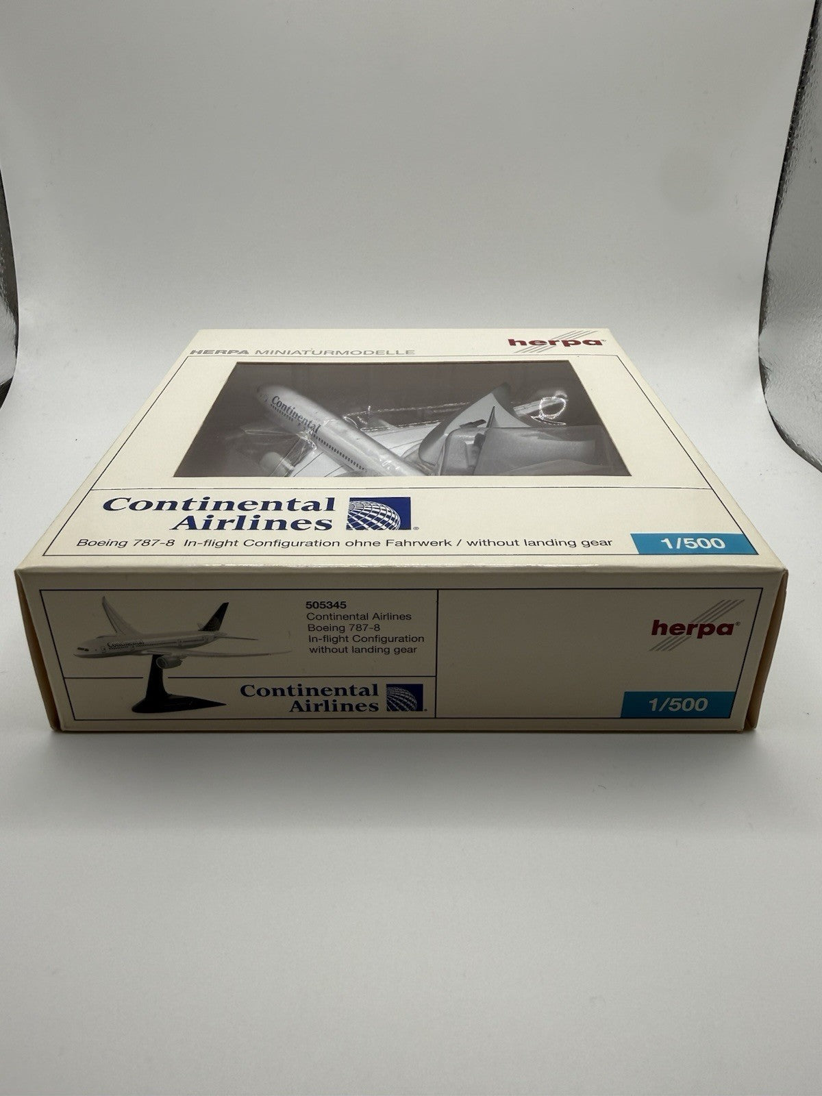 Herpa Wings 1:500 Continental Airlines 787-8