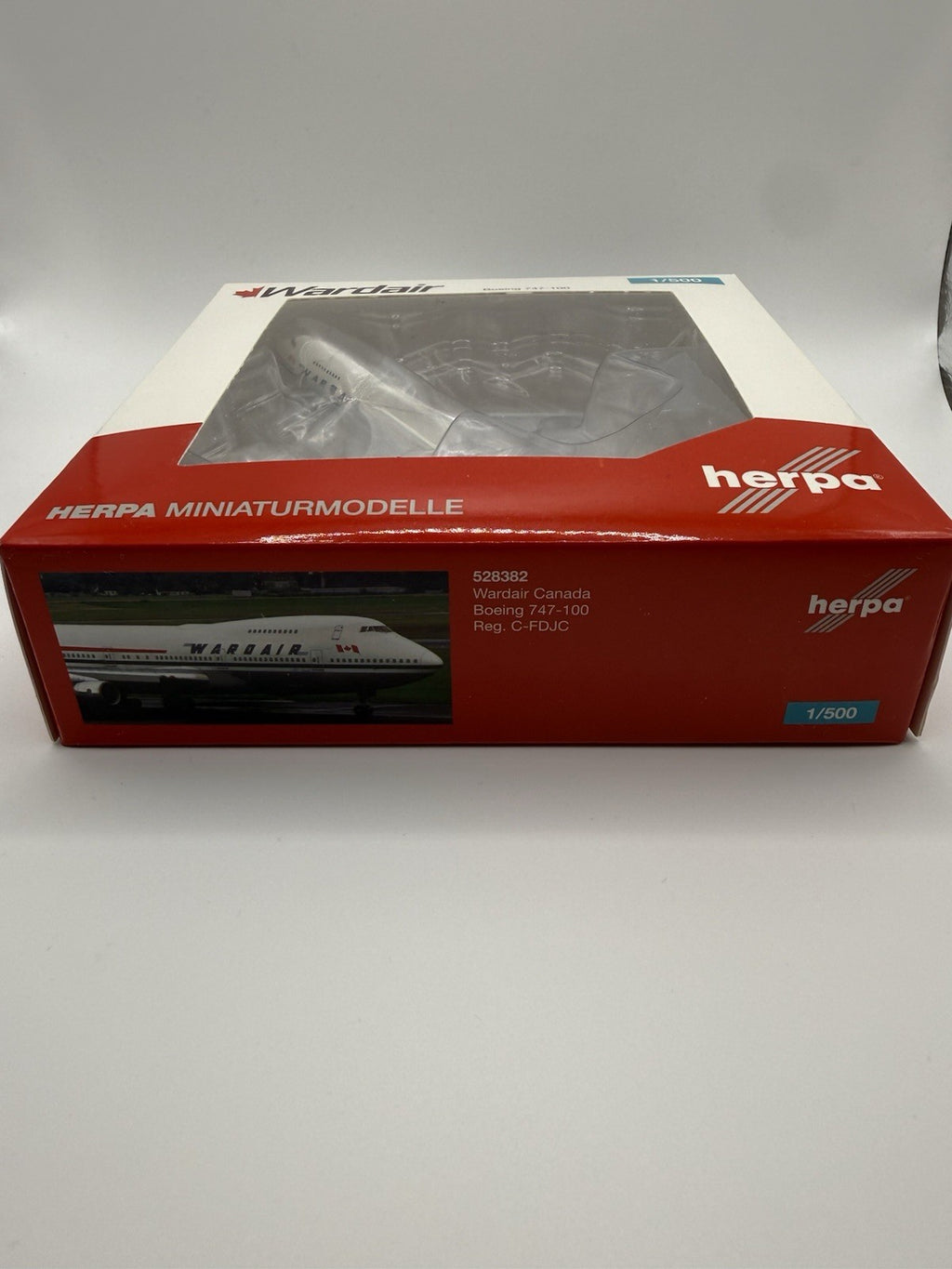 Herpa Wings 1:500 Wardair Canada 747-100