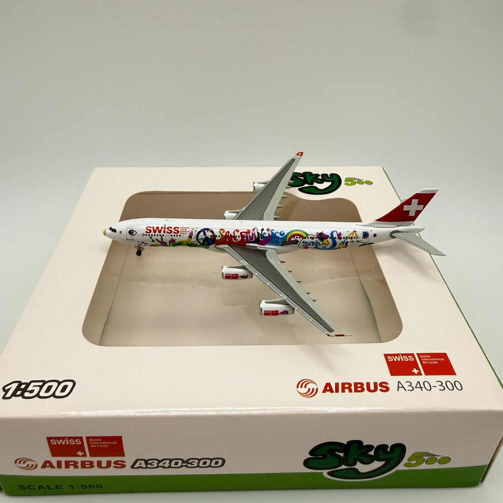 Herpa Wings 1:500 / Sky500 Swiss Airlines A340-300 special livery