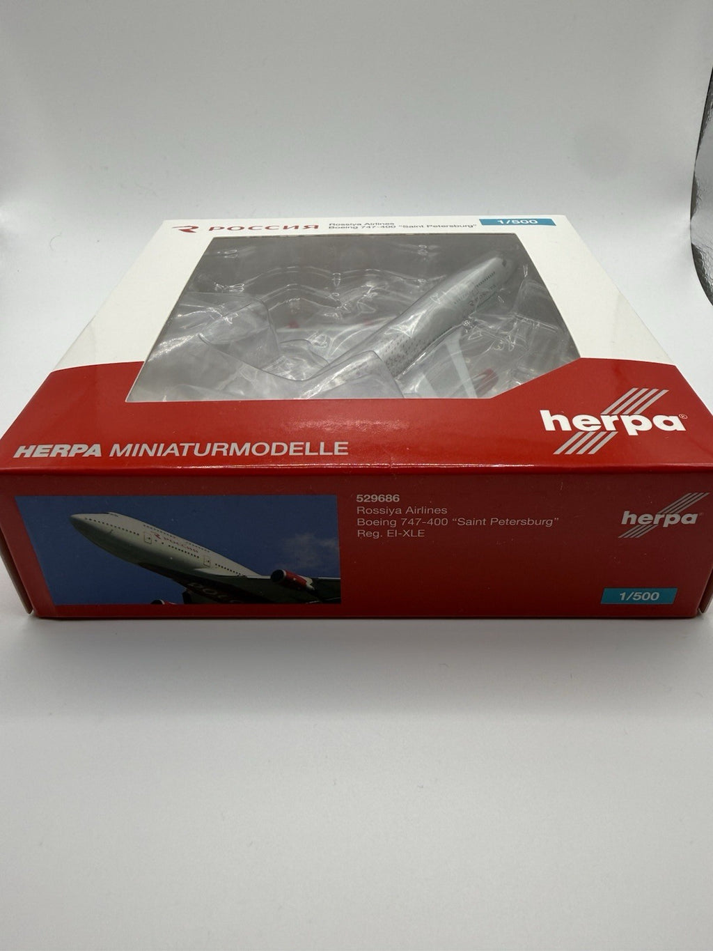 Herpa Wings 1:500 Rossiya Airlines 747-400