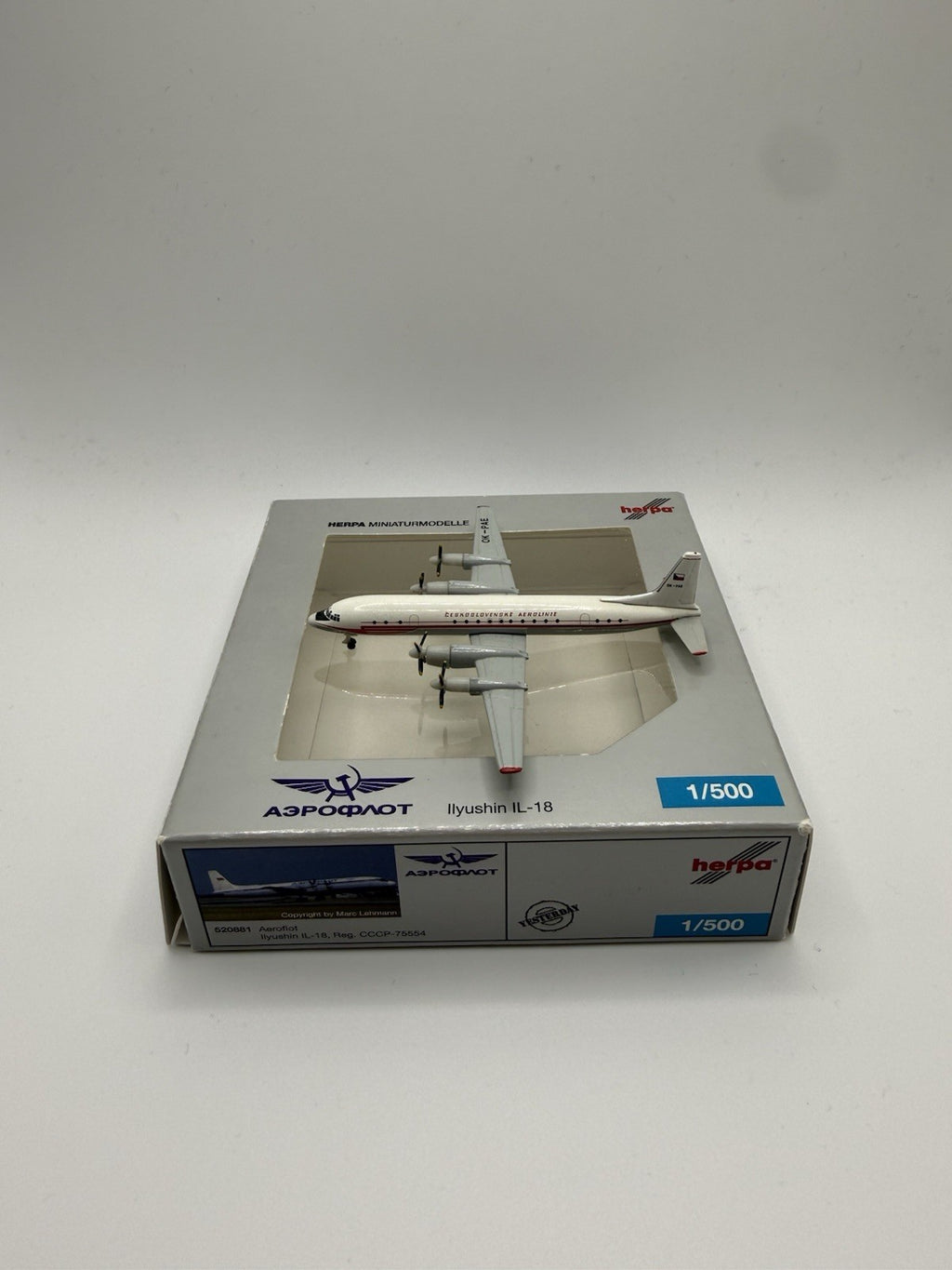 Herpa Wings 1:500 CSA IL-18