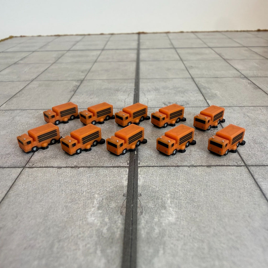 für Herpa Wings 1:500 / 1:400 10x Kehrmaschinen Airport Sweeper  GSE