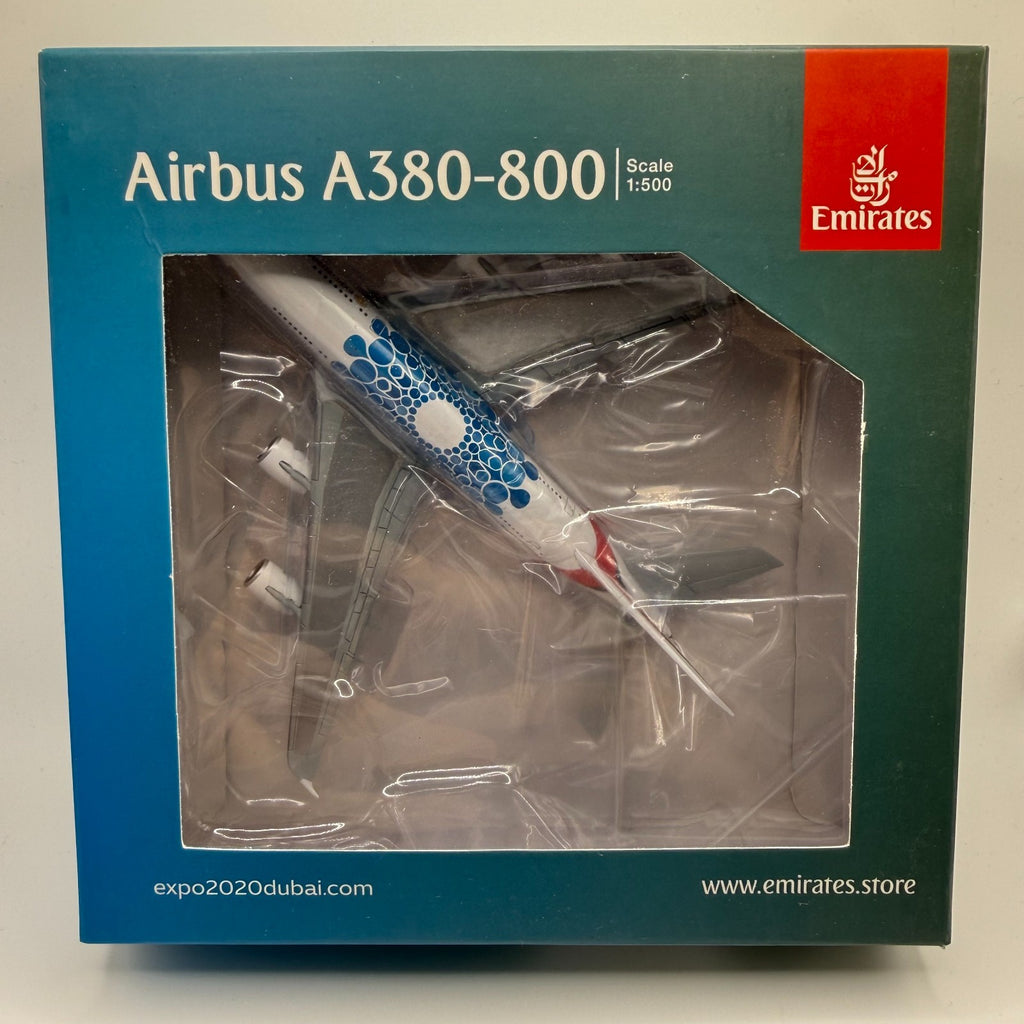 Herpa Wings 1:500 Emirates A380 Dubai Expo 2020