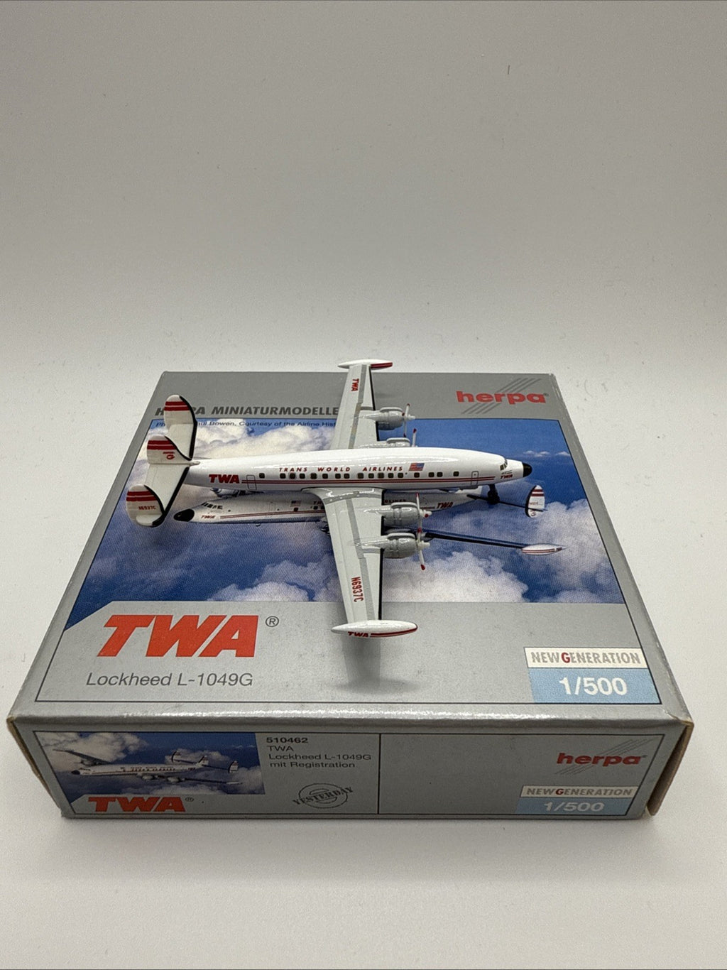 Herpa Wings 1:500 TWA Trans World Airlines L-1049G