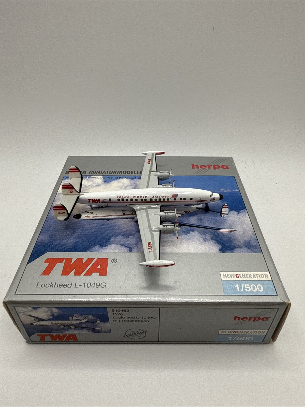 Herpa Wings 1:500 TWA Trans World Airlines L-1049G
