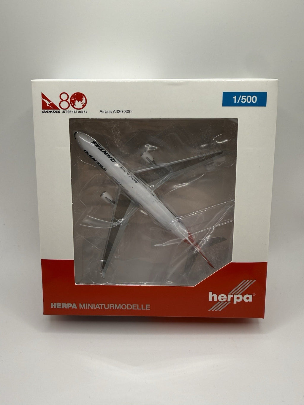 Herpa Wings 1:500 Qantas A330-300 80 Years
