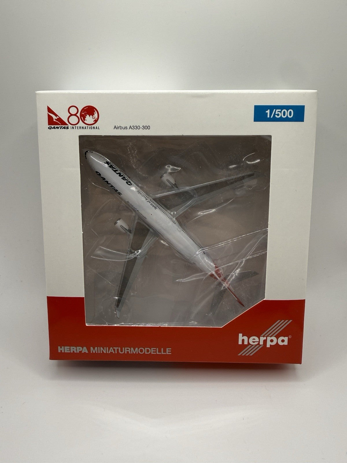 Herpa Wings 1:500 Qantas A330-300 80 Years