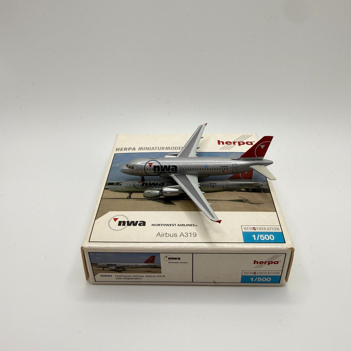 Herpa Wings 1:500 NWA Northwest Airlines A319