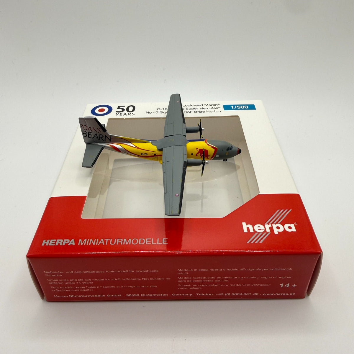 Herpa Wings 1:500 French Air Force Transall C-160