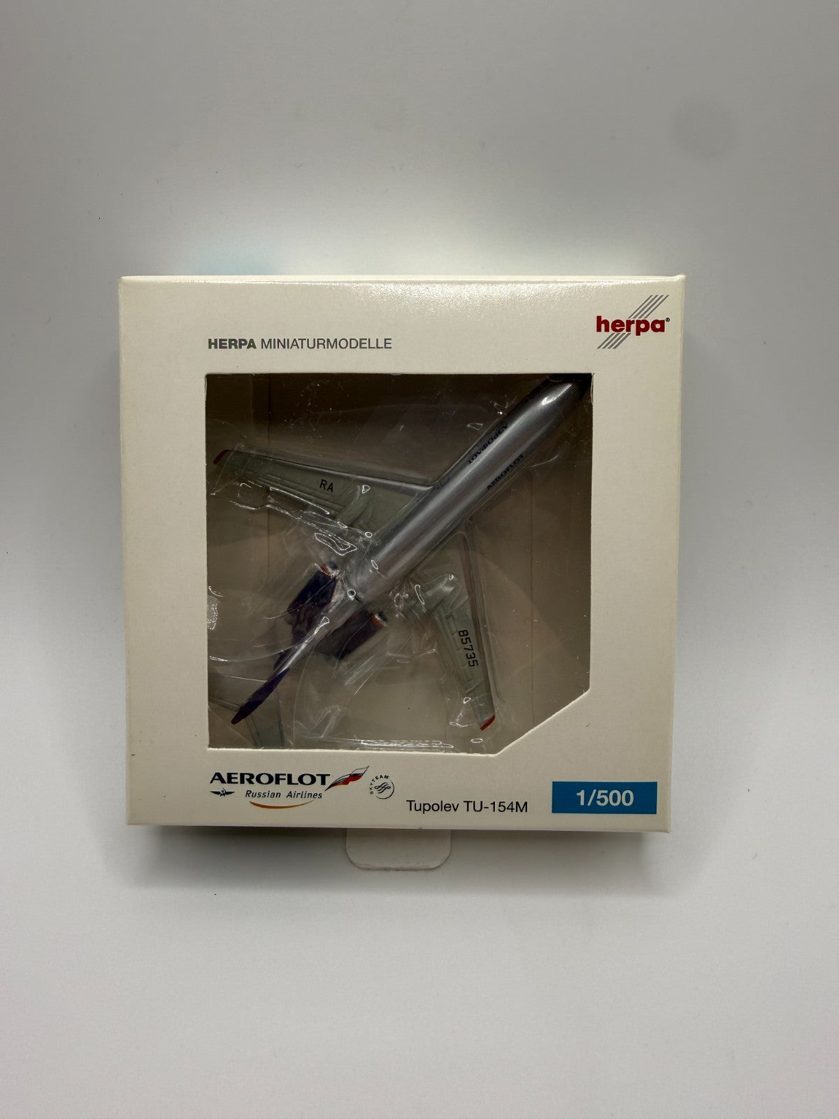 Herpa Wings 1:500 Aeroflot Tu-154M