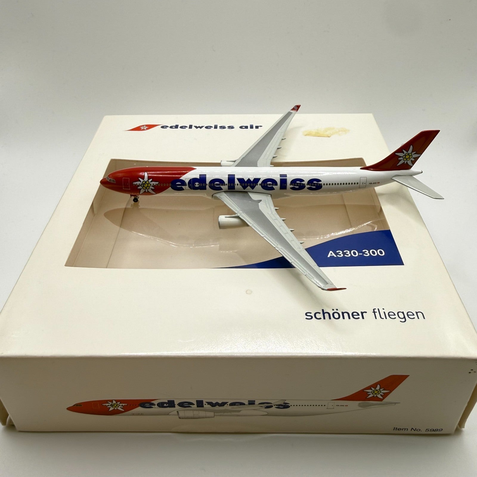 wie Herpa Wings 1:500 Edelweiss Air A330-300