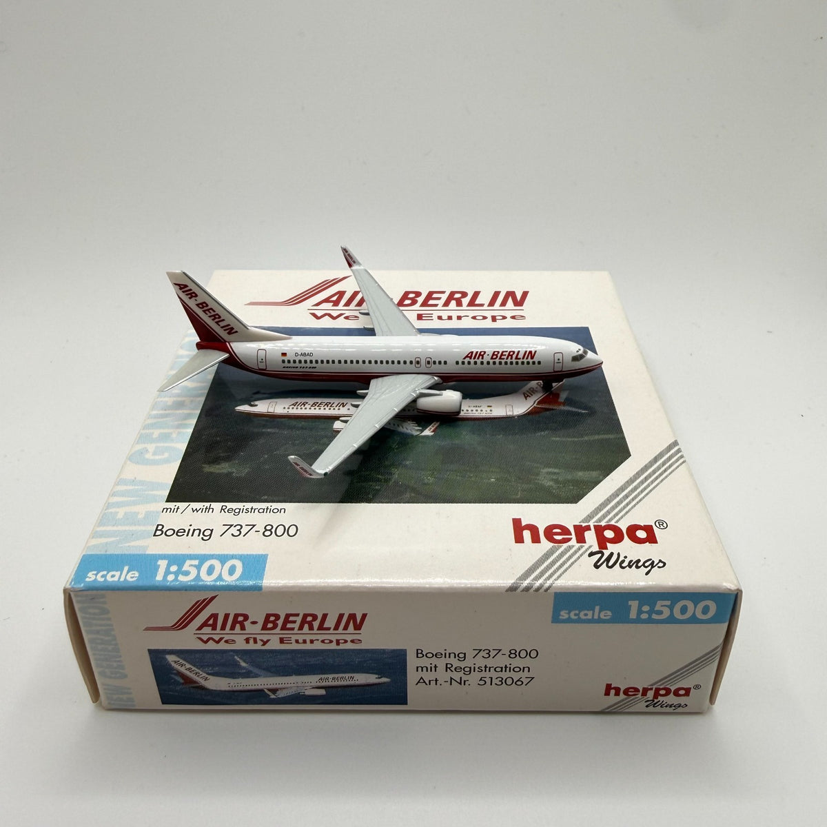 Herpa Wings 1:500 Air Berlin 737-800