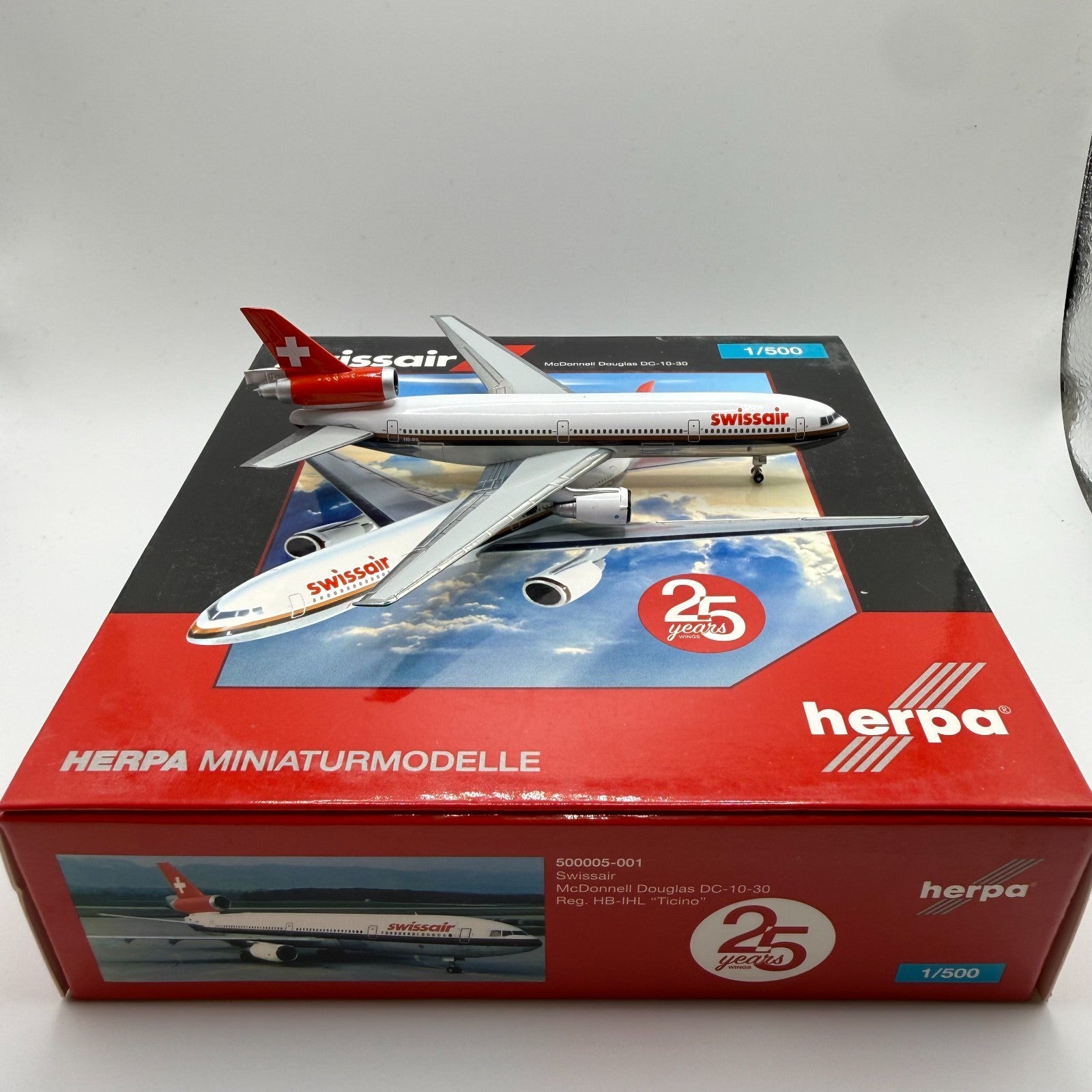 Herpa Wings 1:500 Swissair  DC-10