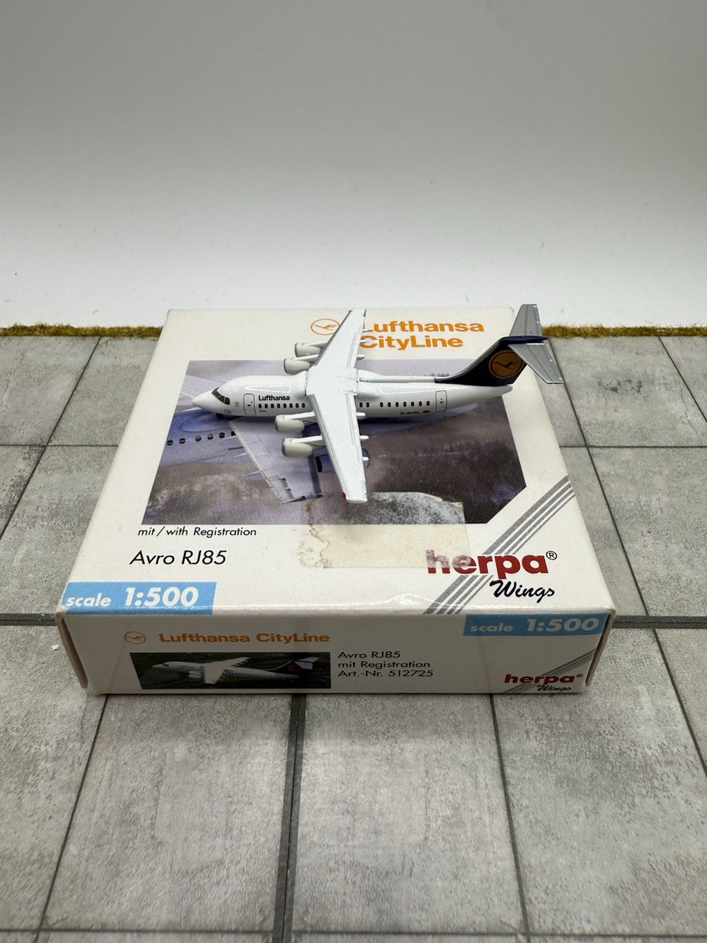 Herpa Wings 1:500 Lufthansa Cityline Avro R185