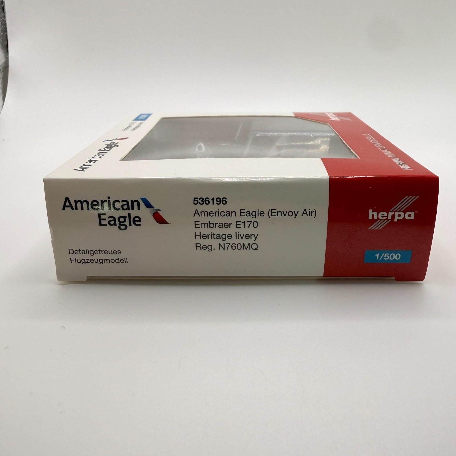 Herpa Wings 1:500 American Eagle Embraer E170 Heritage livery
