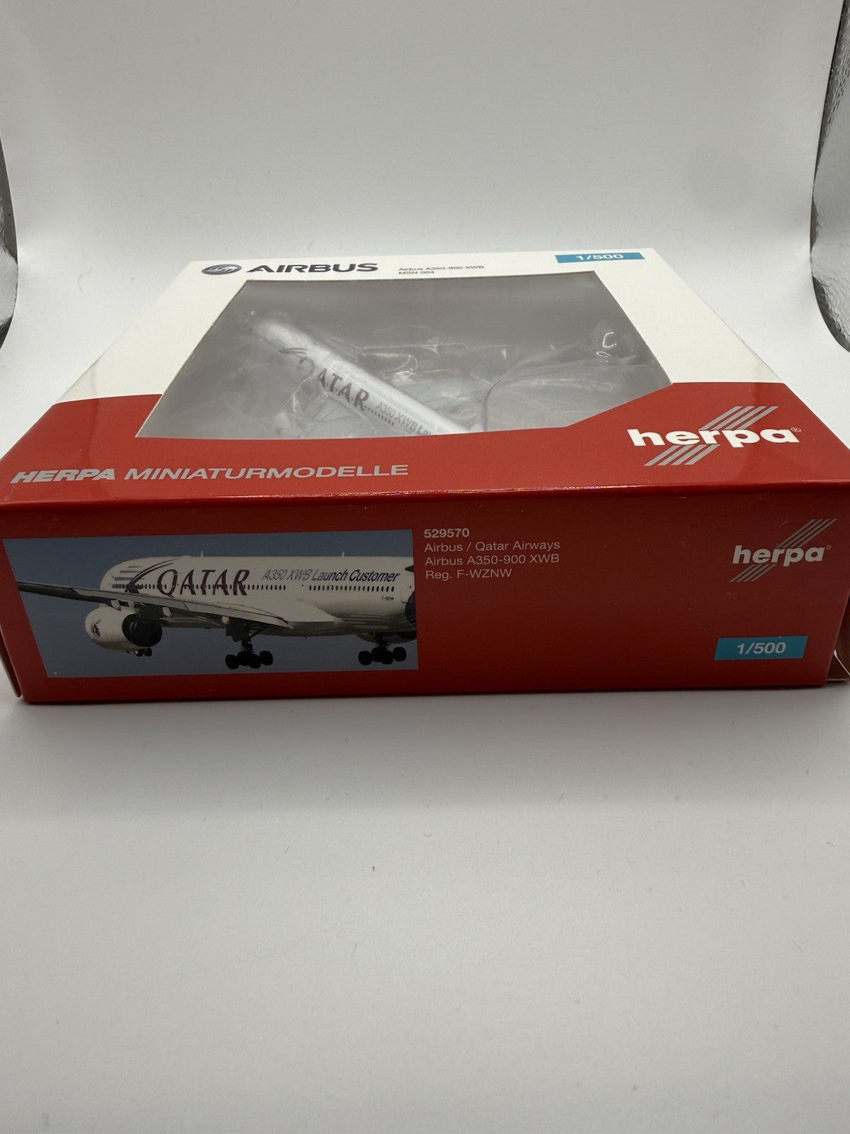 Herpa Wings 1:500 Qatar Airways A350-900 XWB