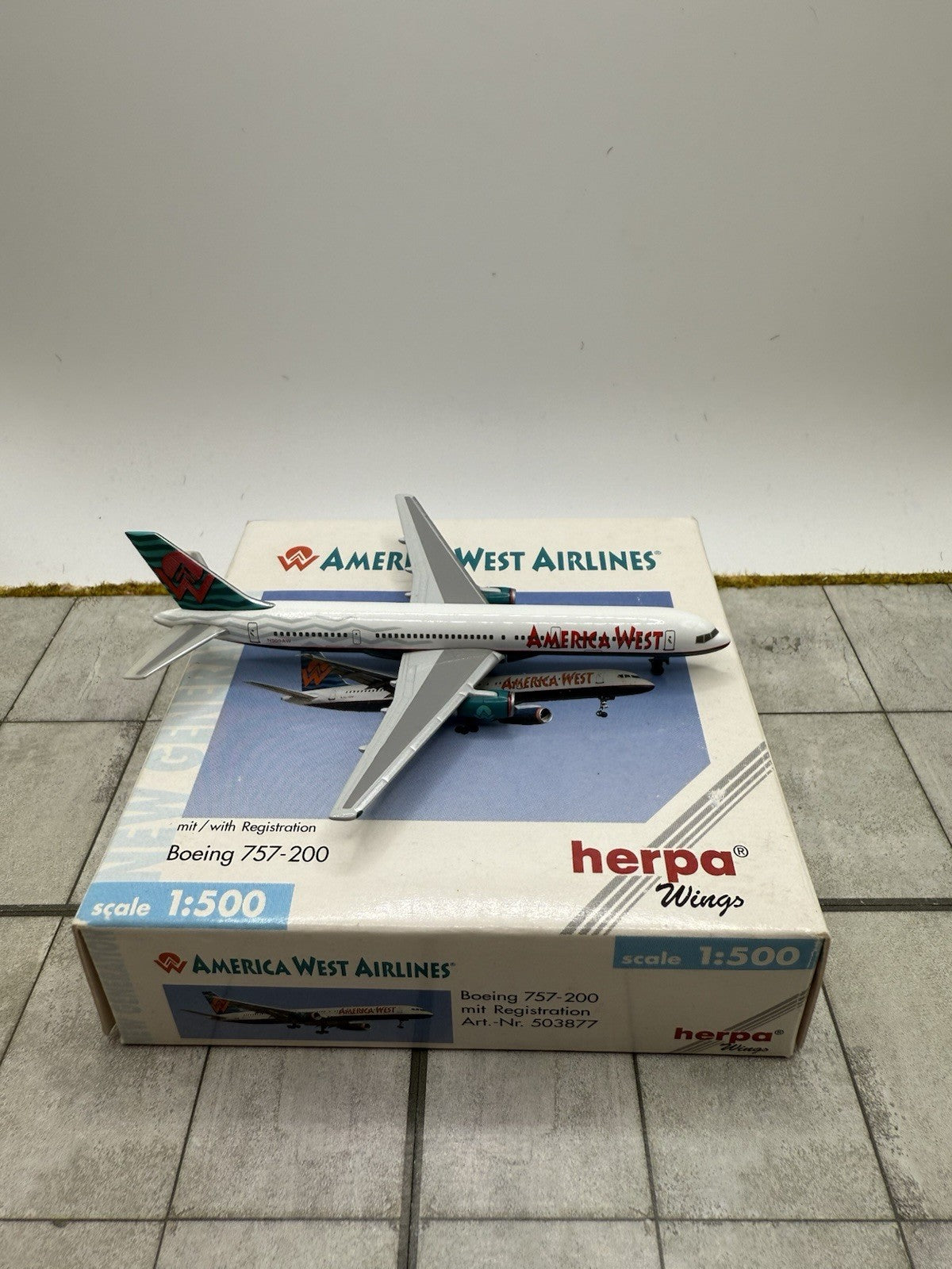 Herpa Wings 1:500 America West Airlines 757-200
