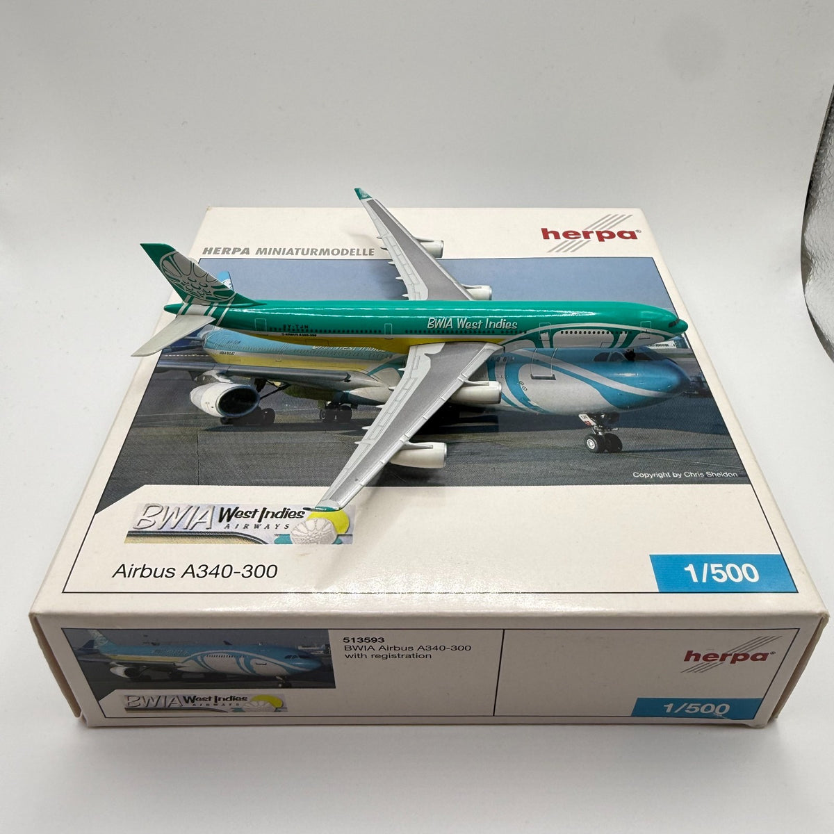 Herpa Wings 1:500 BWIA Airlines A340-300