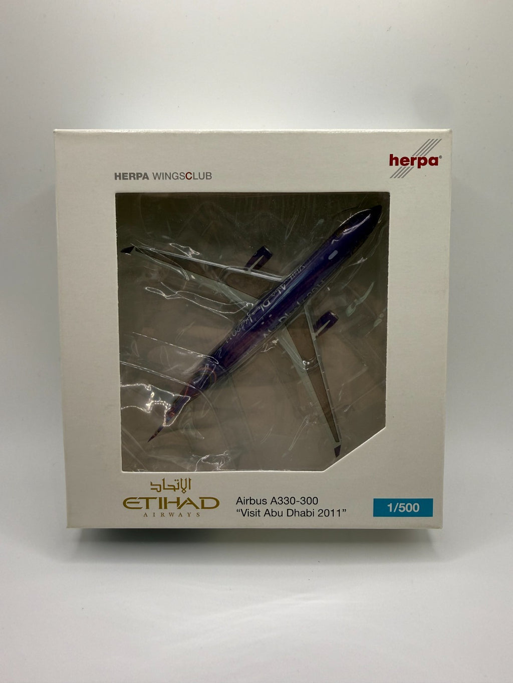Herpa Wings 1:500 Etihad Airways A330-300 Visit Abu Dhabi 2011
