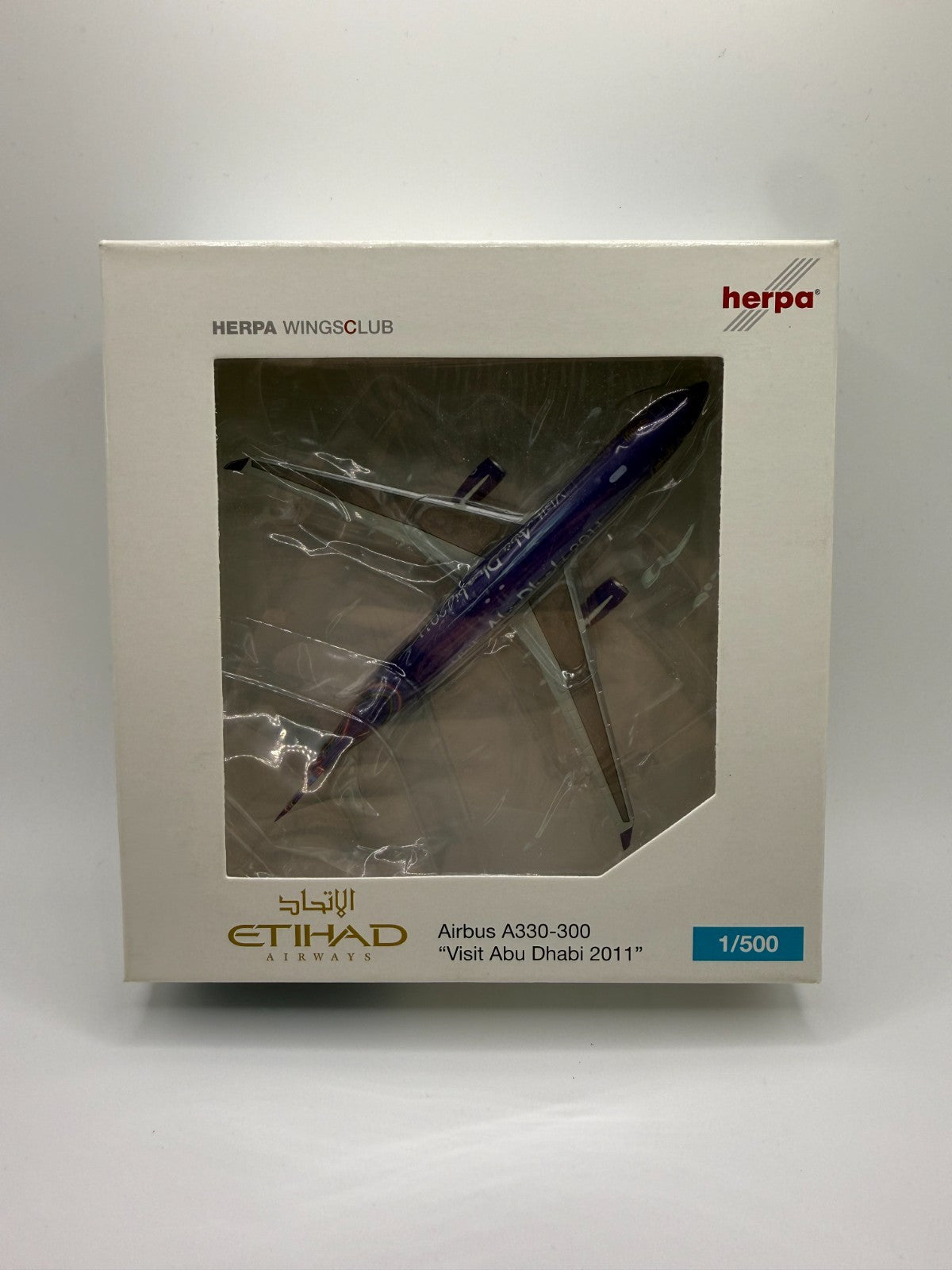 Herpa Wings 1:500 Etihad Airways A330-300 Visit Abu Dhabi 2011