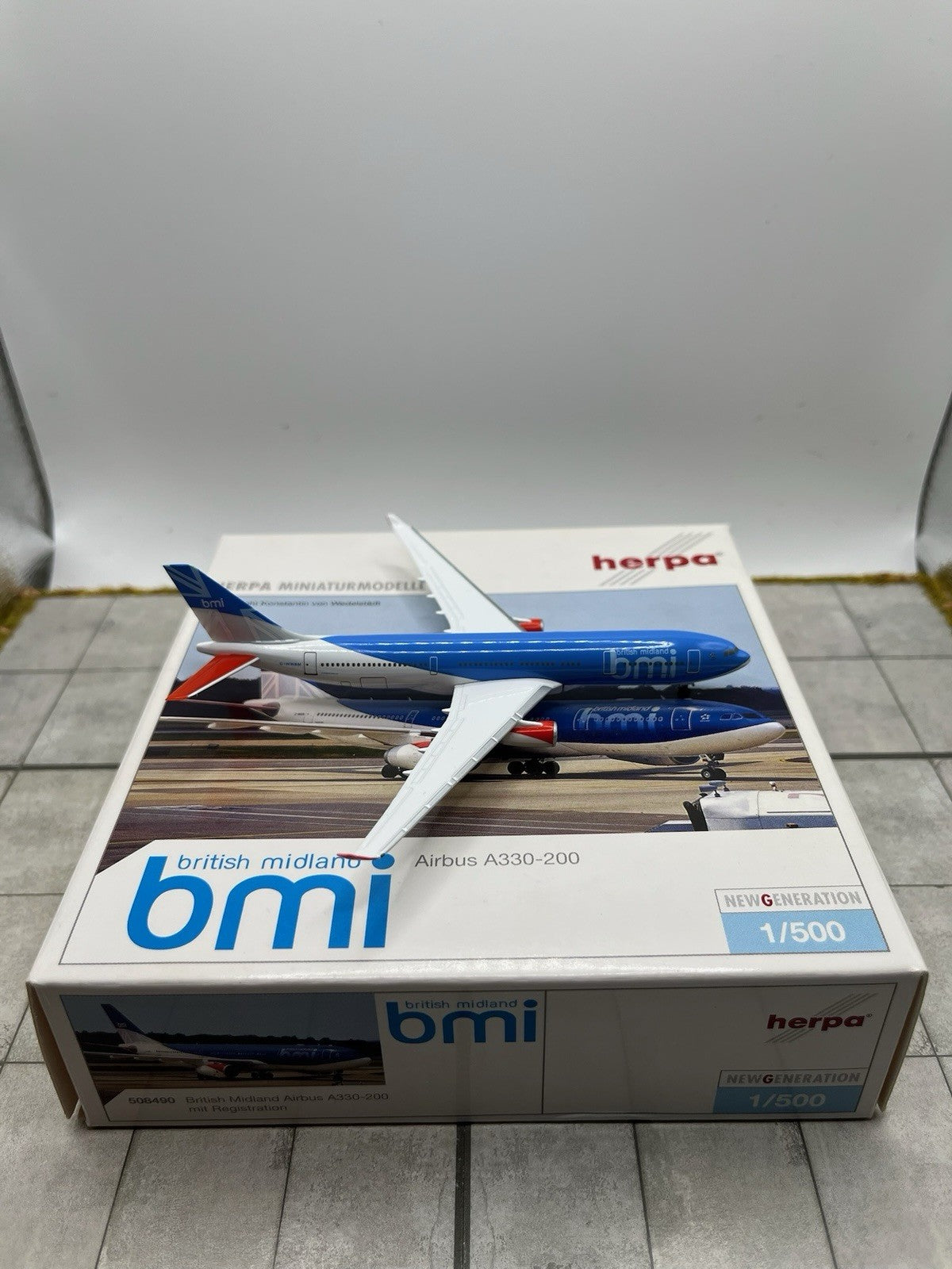 Herpa Wings 1:500 BMI British Midland A330-200