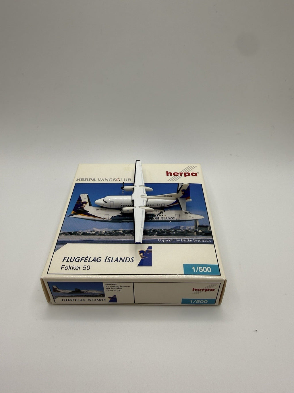 Herpa Wings 1:500 Flugfelag Islands Fokker 50