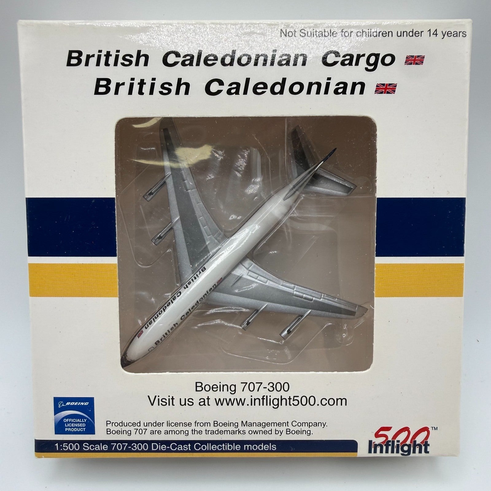 Herpa Wings 1:500 / Inflight500 British Caledonian Cargo 707-300F