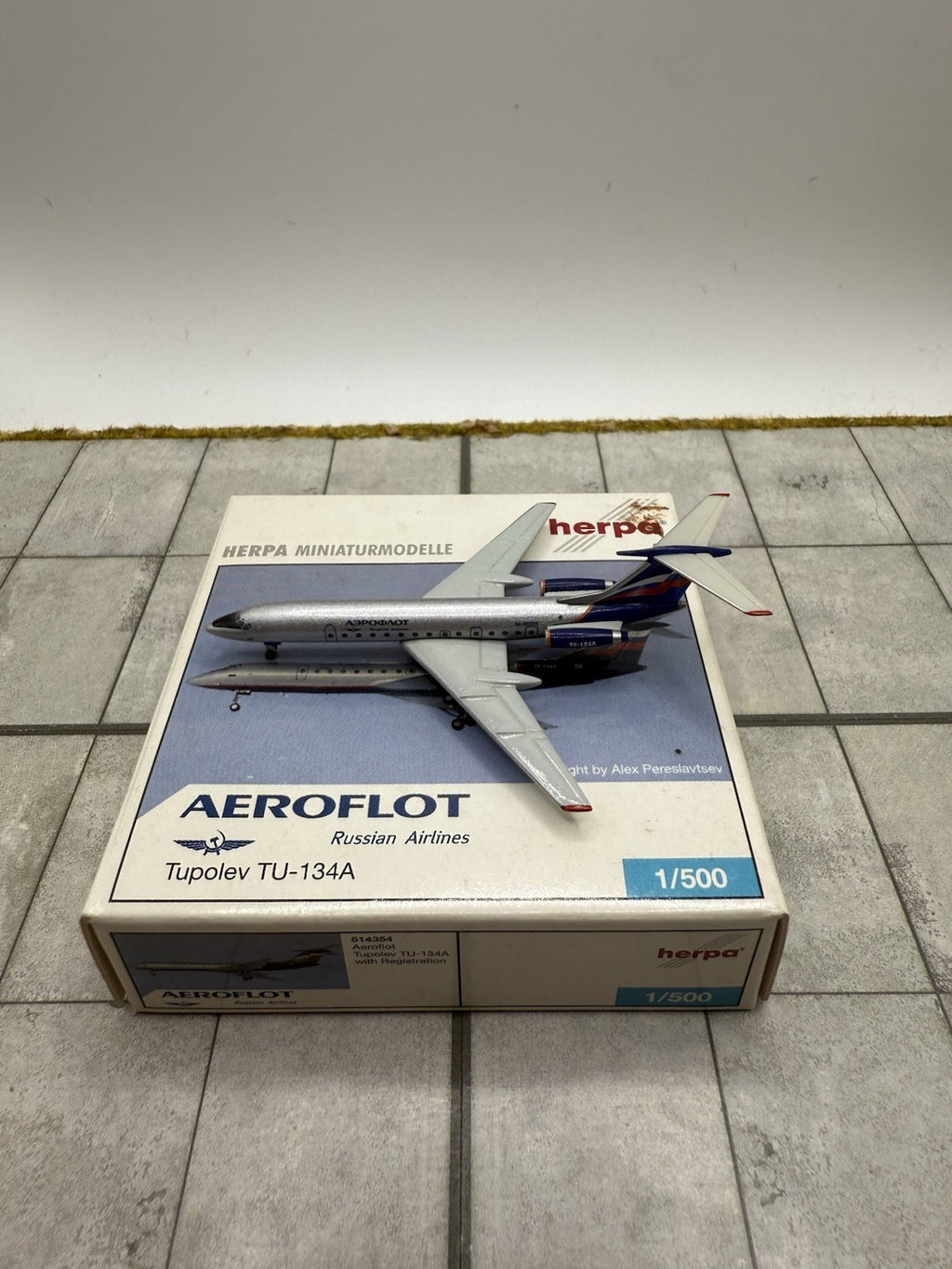 Herpa Wings 1:500 Aeroflot TU-134