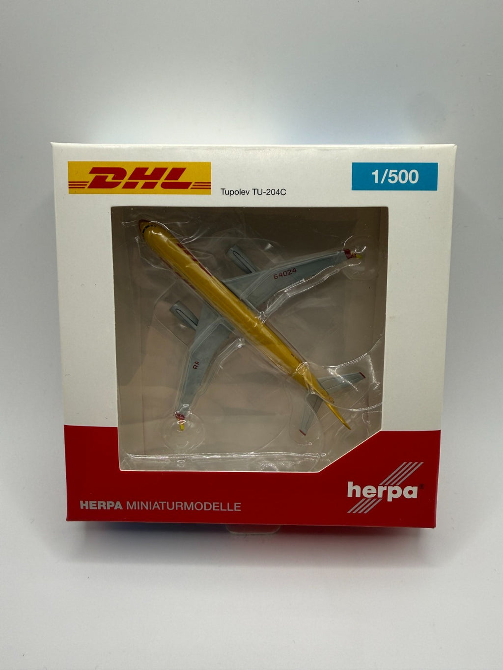 Herpa Wings 1:500 DHL TU-204C