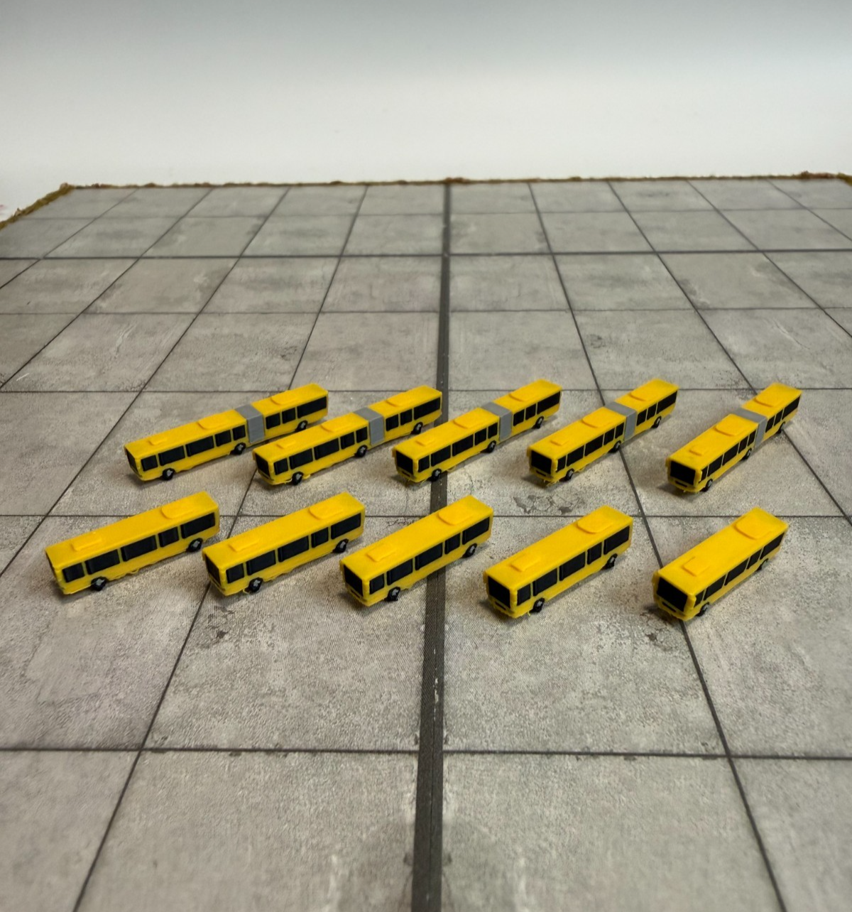 für Herpa Wings 1:500 / 1:400 10x Airport Bus  GSE / Airport Accessoires