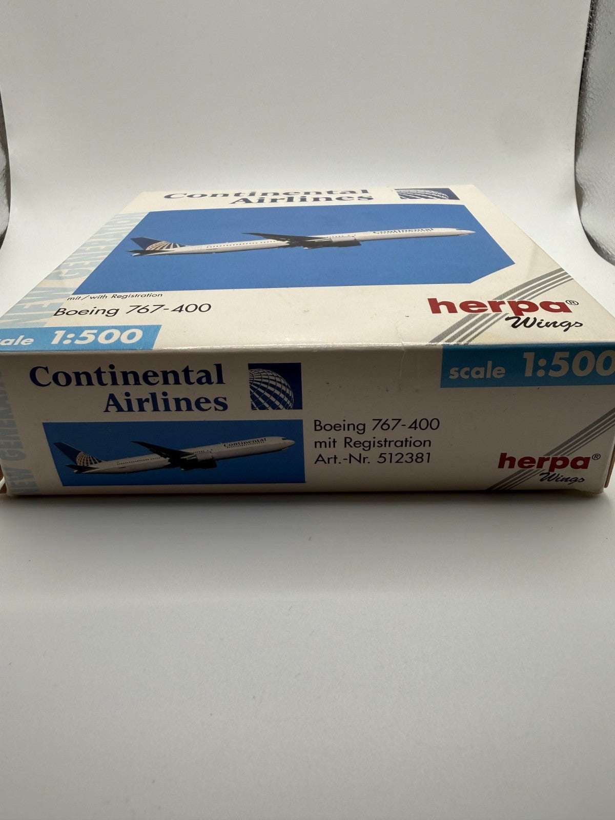 Herpa Wings 1:500 Continental Airlines 767-400